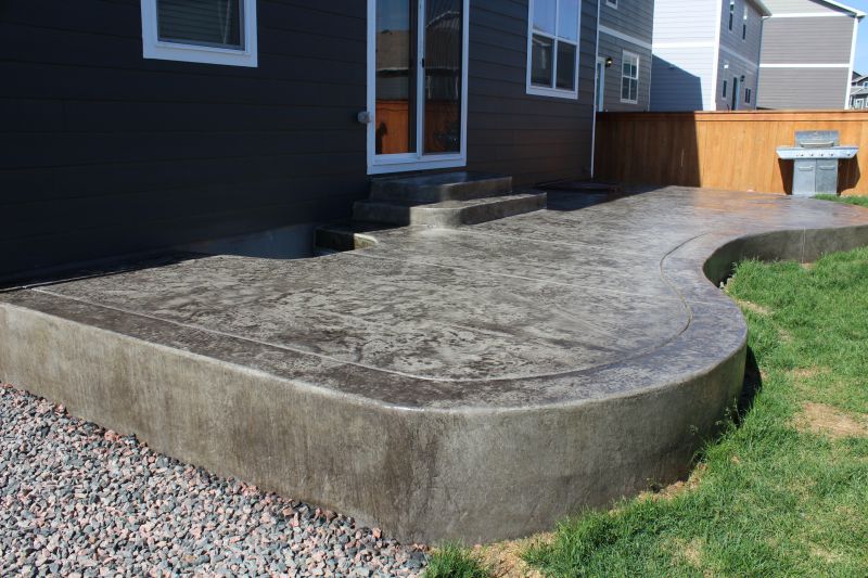 Color-Stamped Concrete